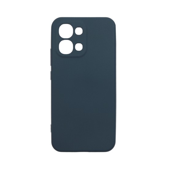 Capa de Silicone com Moldura de Câmera para Oppo A6 Pro 5G Azul Escuro